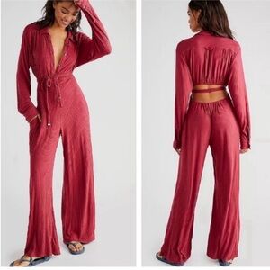 Free People Elai one piece Jumpsuit size Lg